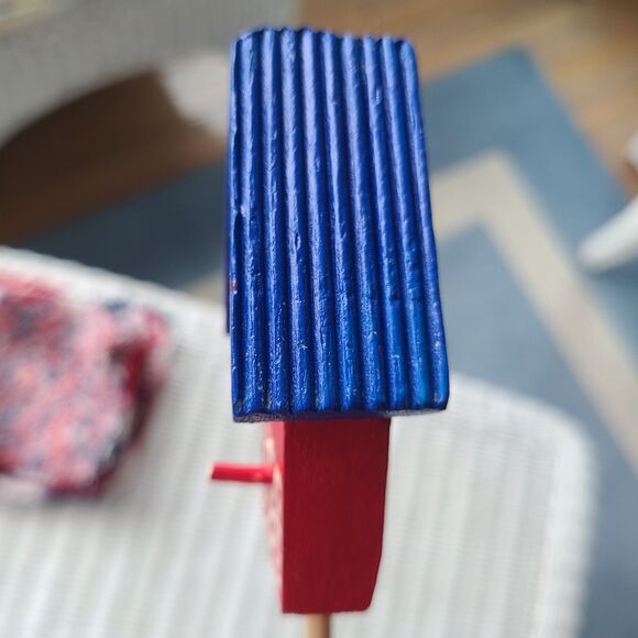 New Handmade Patriotic Crochet Jar Pad Grips & Dishcloth - Americana Home Decor - Picture 8 of 10